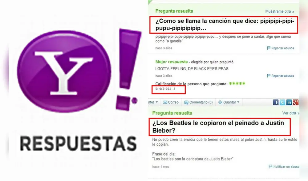 Yahoo Respuestas o Answers nació a fines de 2005 y tuvo su cierre oficial en 2021. Foto: composición LR/Twitter Yahoo Respuestas o Answers nació a fines de 2005 y tuvo su cierre oficial en 2021. Foto: composición LR/Twitter