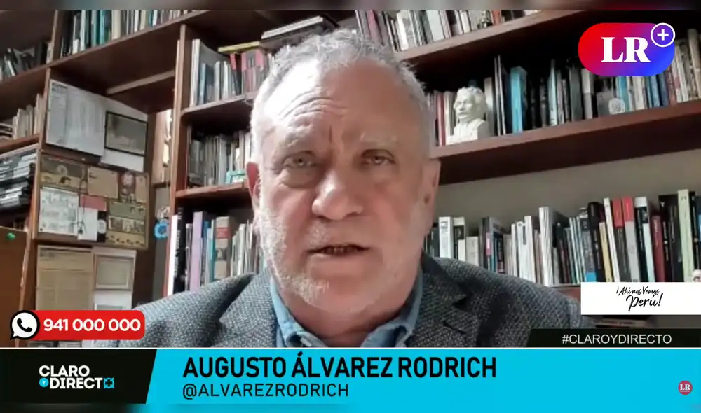 Augusto Álvarez Rodrich en Claro y Directo. Augusto Álvarez Rodrich en Claro y Directo.