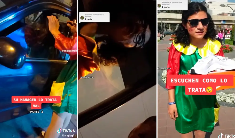 Alex Brandon, más conocido como la 'Chilindrina Huachana', afirmó que no sabe cuánto cobra por contratos, ni presentaciones. Foto: composición LR/captura de TikTok/@ Angiegf.1 Alex Brandon, más conocido como la 'Chilindrina Huachana', afirmó que no sabe cuánto cobra por contratos, ni presentaciones. Foto: composición LR/captura de TikTok/@ Angiegf.1