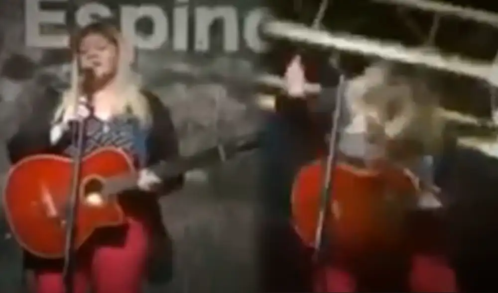 Cantante y guitarrista fueron golpeados por pantalla. Ninguno sufrió daños graves y fueron dados de alta. Foto: Composición/LR/TN Cantante y guitarrista fueron golpeados por pantalla. Ninguno sufrió daños graves y fueron dados de alta. Foto: Composición/LR/TN