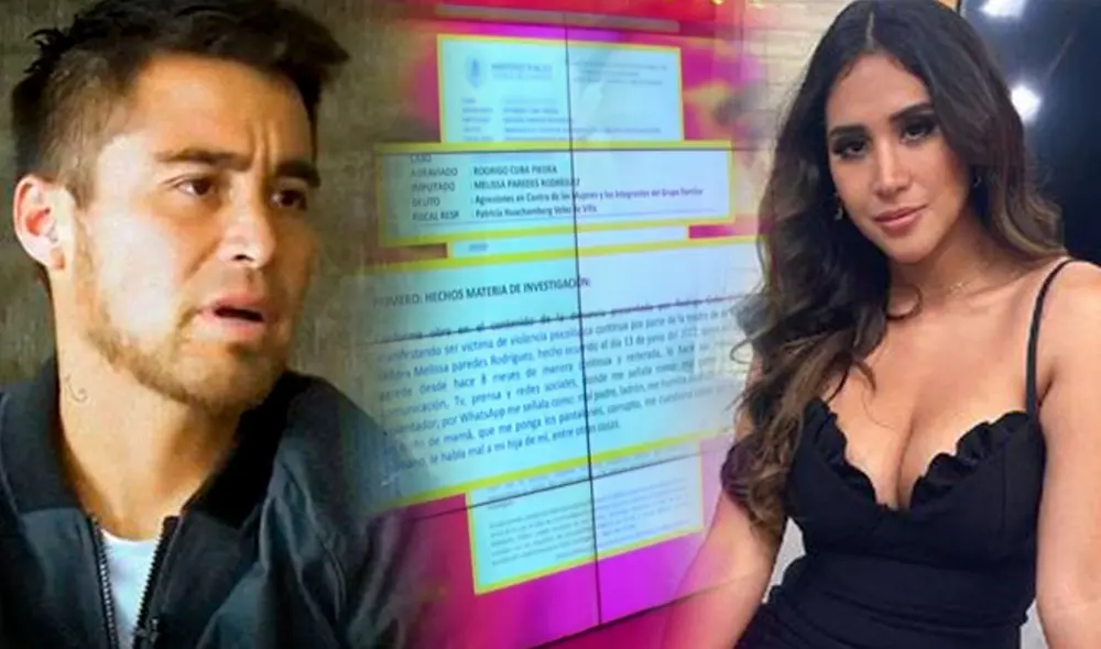 Archivan denuncia del ‘Gato’ Cuba en la que acusó a Melissa de haberlo violentado psicológicamente. Foto: captura/Willax/ATV/difusión América TV