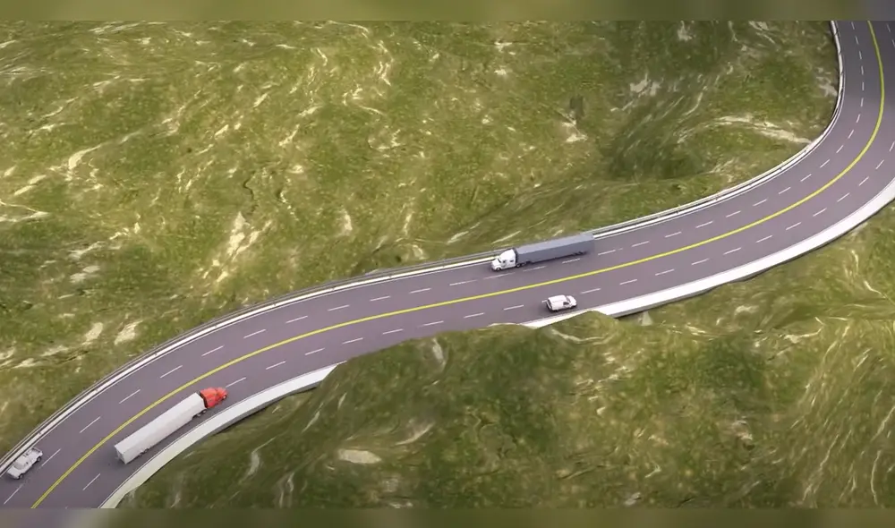 La nueva Carretera Central contará con más de 136 km. Foto: MTC