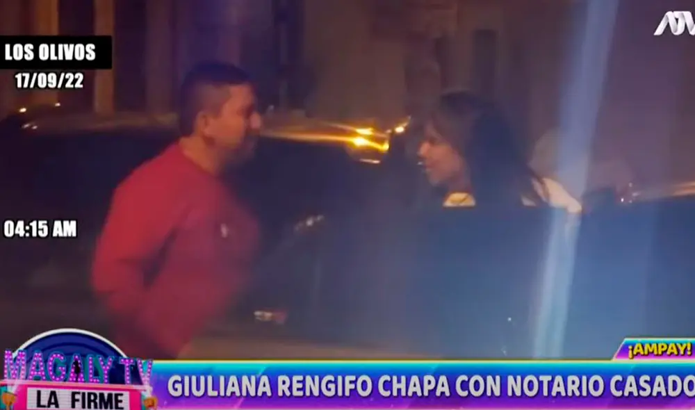 Guliana Rengifo y Paul Pinedo estarían en una relación. Foto: captura de pantalla Magaly TV. Guliana Rengifo y Paul Pinedo estarían en una relación. Foto: captura de pantalla Magaly TV.