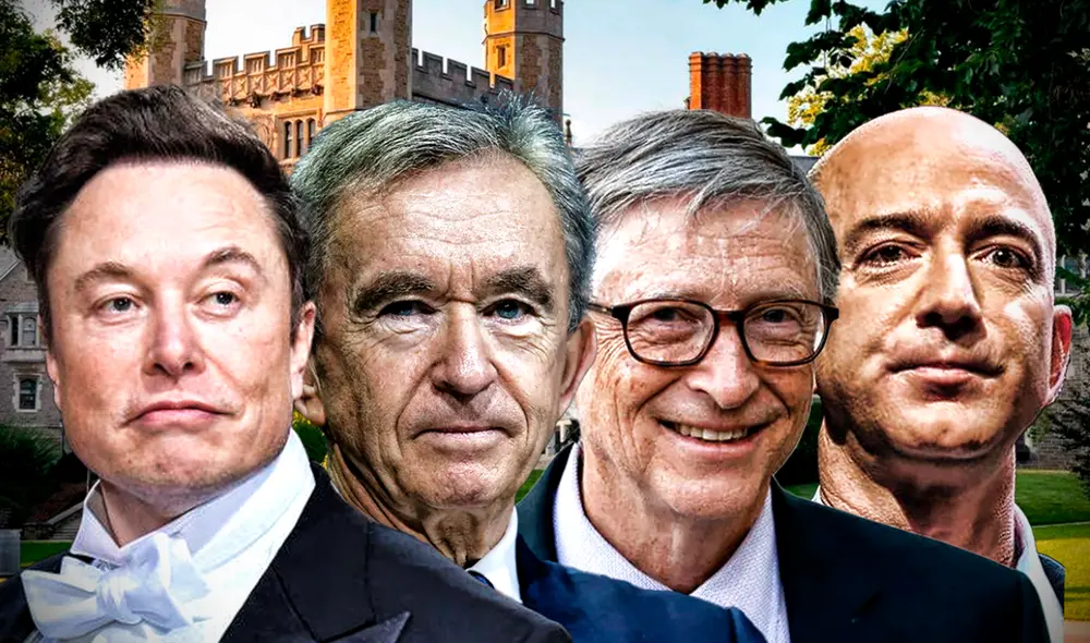 Conoce qué profesión tienen las 10 personas más ricas del mundo, según Forbes. Foto: composición LR/AFP