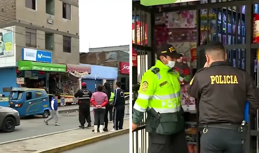 Acto criminal se dio cuando la afectada salió de su bazar para comprar el almuerzo de sus hijos menores. Foto: composición LR/capturas de "América noticias"