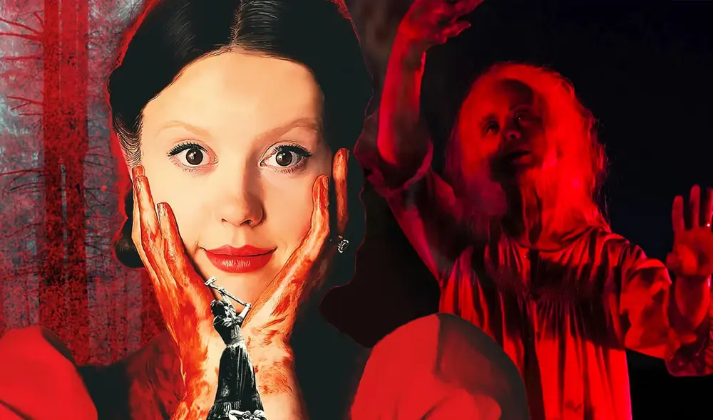 La película, dirigida por Ti West, es una precuela de “X”. Foto: composición LR / A24