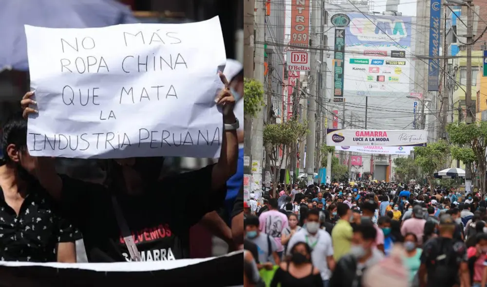 Empresarios saldrán a marchar el miércoles 5 de octubre con dirección a Palacio de Gobierno. Foto: composición LR/Gamarra/Andina