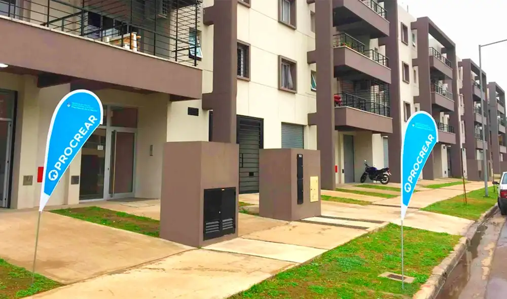 Las viviendas que sorteará Procrear II son de fácil acceso y tienen cercanía a servicios de salud, educación y recreación. Foto: Gobierno de Argentina