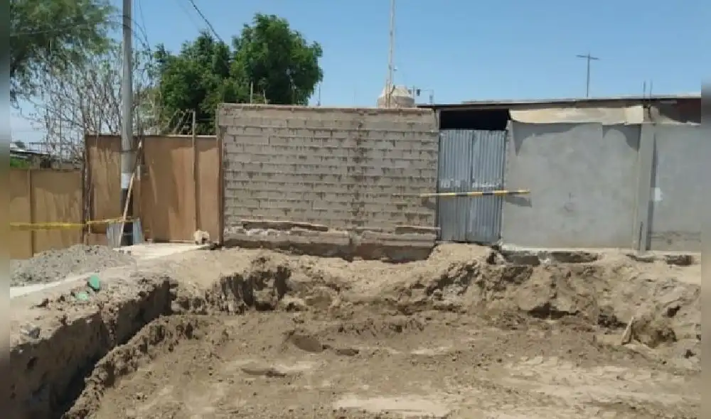 Trabajos se encuentran paralizados en el distrito de Cura Mori. Foto: María Sánchez