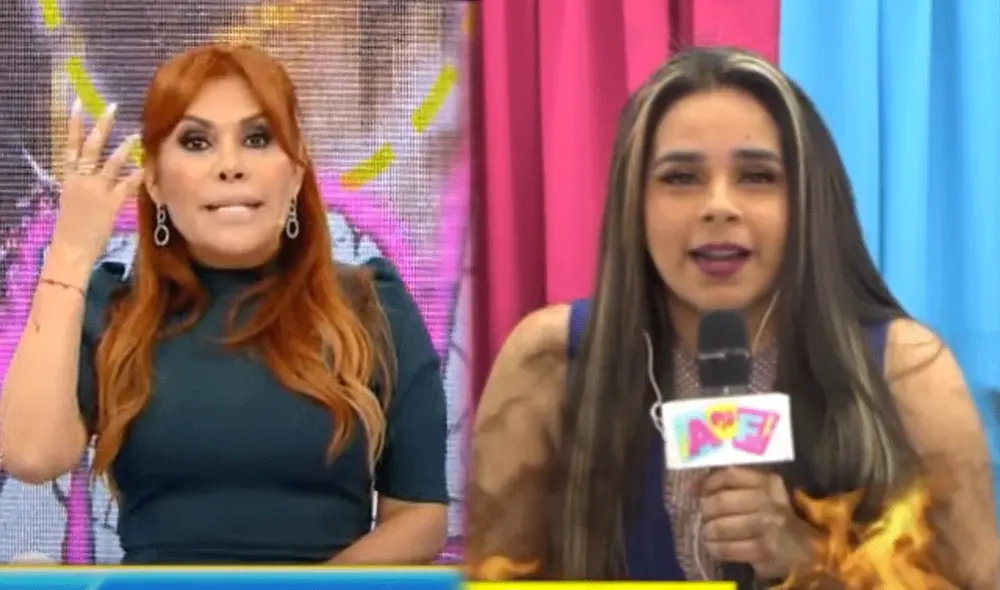 Esposa del notario ampayado con Giuliana Rengifo denuncia acoso. Foto: composición/ captura de Willax / captura de ATV Esposa del notario ampayado con Giuliana Rengifo denuncia acoso. Foto: composición/ captura de Willax / captura de ATV