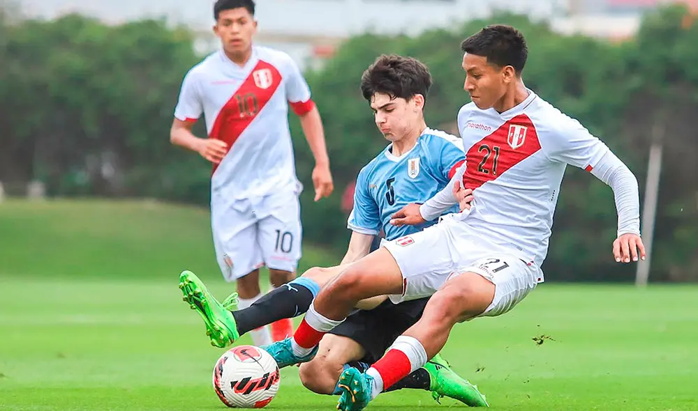 La Bicolor no pudo con el poderío uruguayo. Foto: selección peruana/Twitter La Bicolor no pudo con el poderío uruguayo. Foto: selección peruana/Twitter