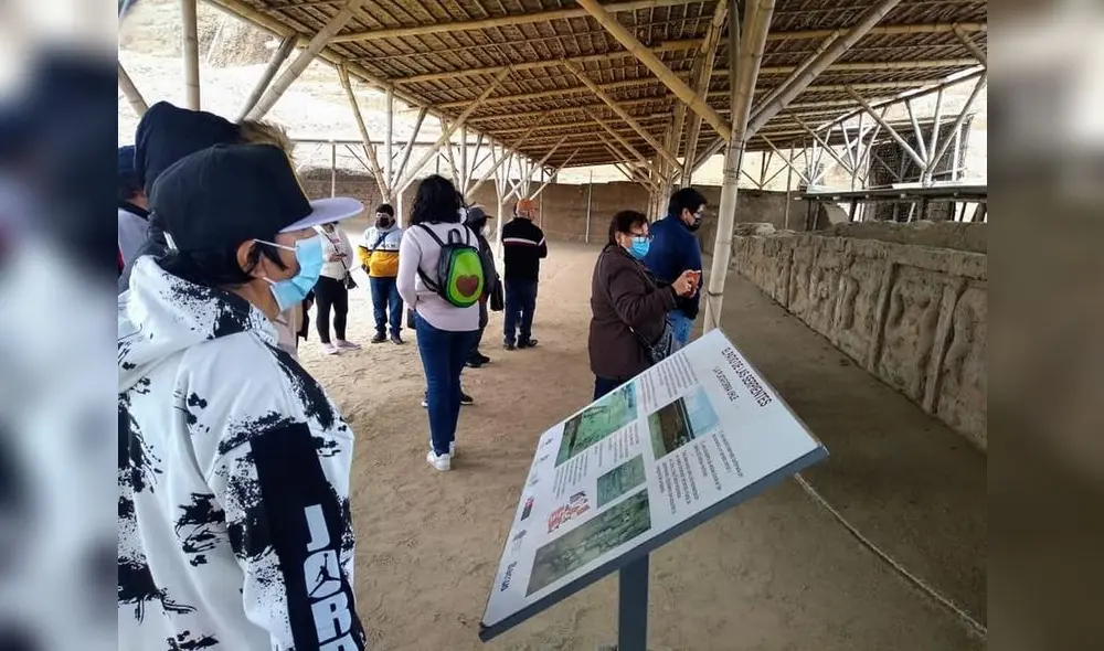 Visitas a lugares turísticos se hacen respetando protocolos de bioseguridad. Foto: MPT Visitas a lugares turísticos se hacen respetando protocolos de bioseguridad. Foto: MPT