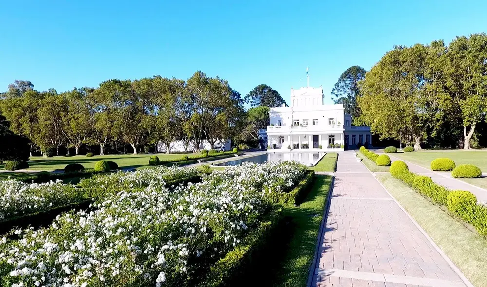 Frontis de la quinta de Olivos. Foto: Presidencia de Argentina Frontis de la quinta de Olivos. Foto: Presidencia de Argentina