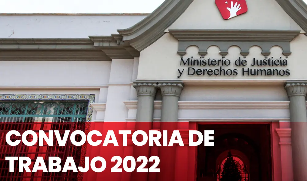 Ministerio de Justicia lanza ofertas laborales bajo la modalidad CAS. Foto: composición de Fabrizio Oviedo/La República