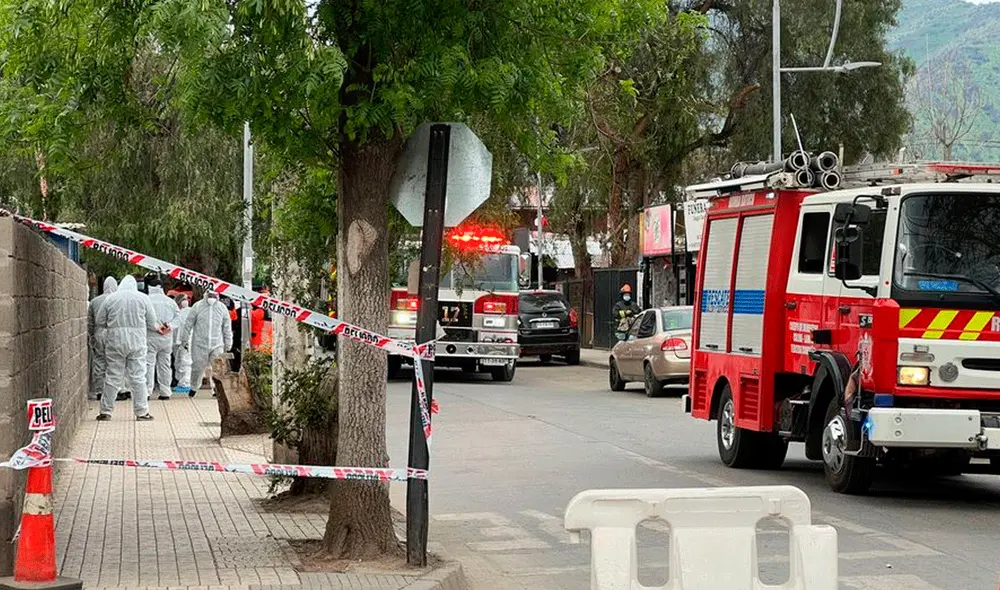 El hospital donde se encuentra el paciente fue evacuado y desinfectado por personal especializado de Bomberos. Foto: @CD3HLE / Twitter El hospital donde se encuentra el paciente fue evacuado y desinfectado por personal especializado de Bomberos. Foto: @CD3HLE / Twitter