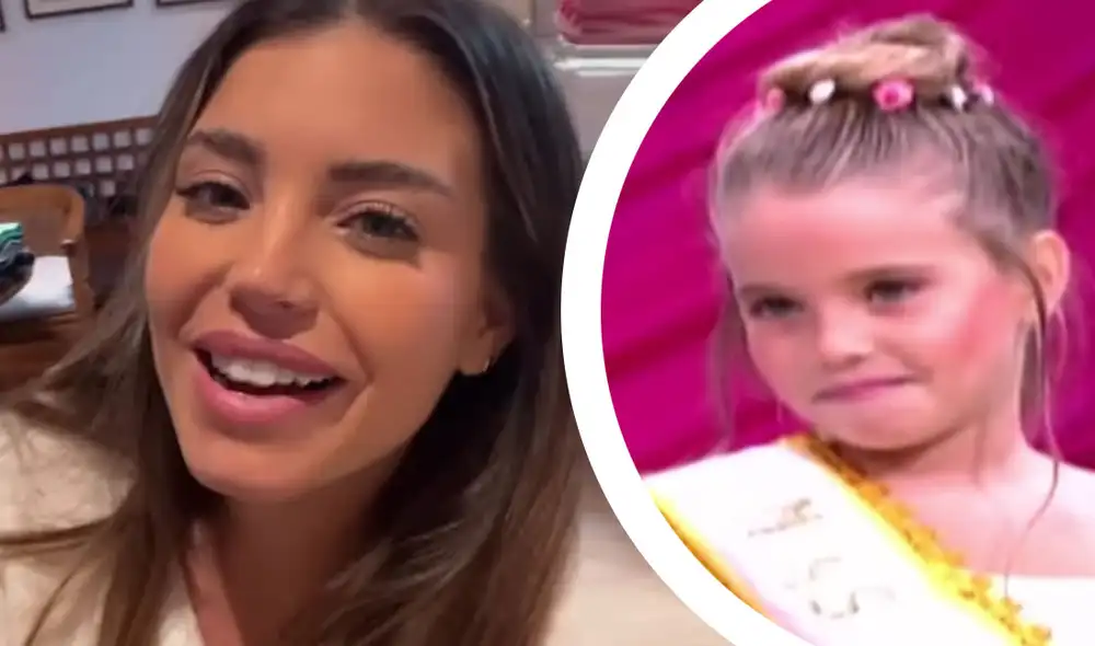 Flavia Laos representó a Cajamarca en concurso de belleza infantil. Foto: composición LR/Flavia Laos/Instagram