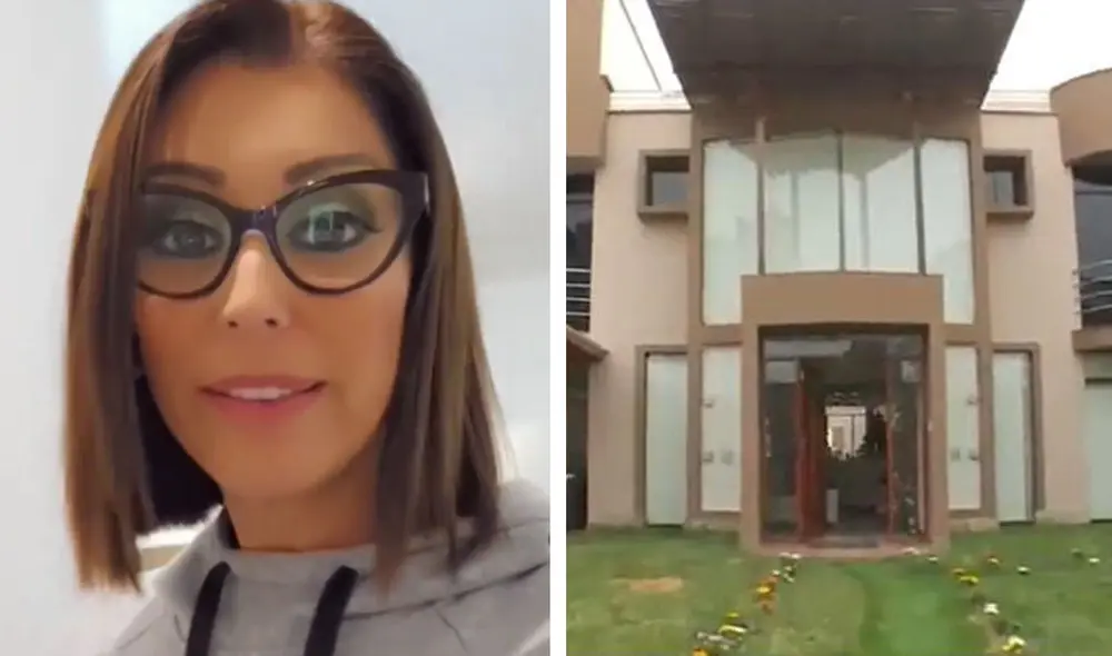 Karla Tarazona y Rafael Fernández se mudaron a La Molina luego de casarse. Foto: Instagram Karla Tarazona/ captura ATV