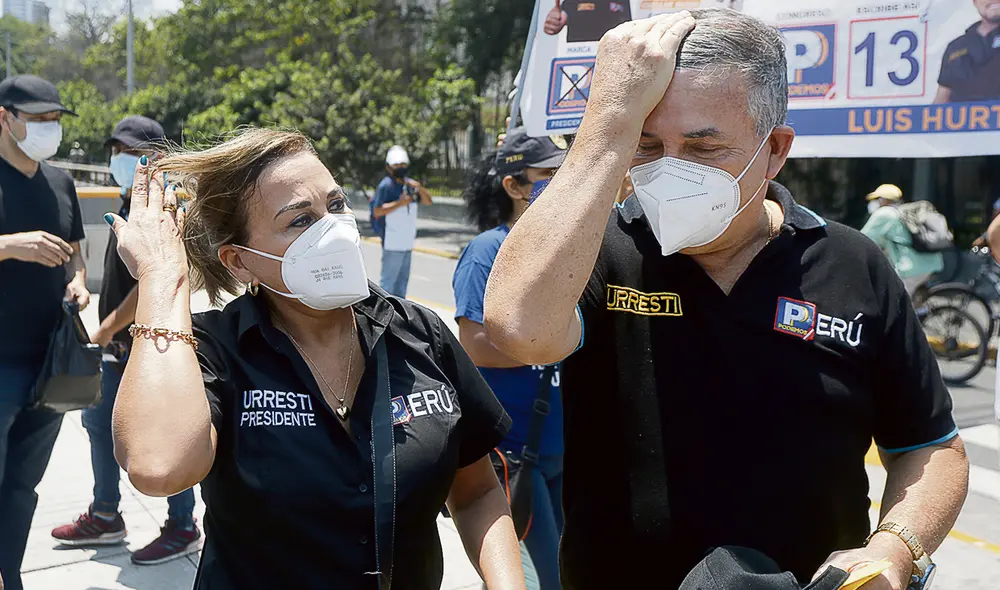Campaña. Daniel Urresti postula a Lima por Podemos Perú. Su primer informe no es claro entre los aportes y gastos. Foto: Marco Cotrina/La República