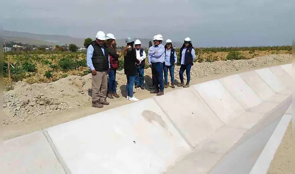 Obra. La obra de mejoramiento del sistema de riego en San Gregorio será investigada por pagos a "trabajadores fantasma". Foto: cortesía Obra. La obra de mejoramiento del sistema de riego en San Gregorio será investigada por pagos a "trabajadores fantasma". Foto: cortesía