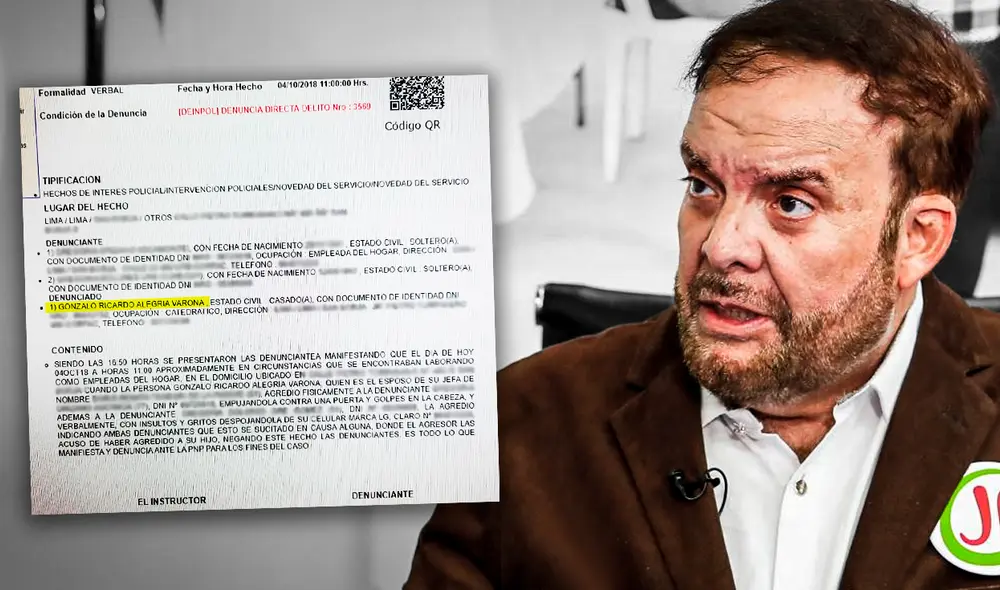 Parte policial presentado en el programa de Milagros Leiva confirma que las trabajadoras del hogar denunciaron por agresión al actual candidato a la alcaldía de Lima. Foto: composición de Jazmín Ceras / La República