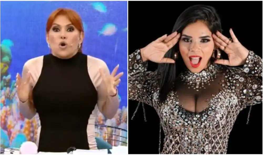 La conductora de ATV Magaly Medina volvió a referirse de Giuliana Rengifo en su programa. Foto: composición LR/Magaly TV, la firme/@giulianarengifo/Instagram