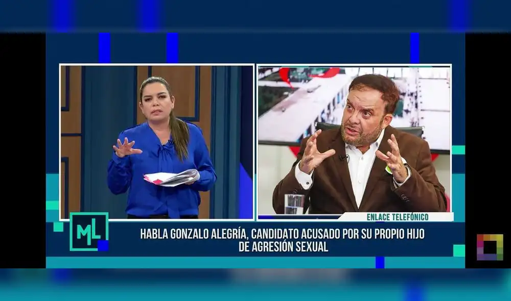 Gonzalo Alegría responde agresivamente a Milagros Leiva, vía telefónica. Gonzalo Alegría responde agresivamente a Milagros Leiva, vía telefónica.