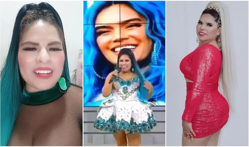 La ‘Karol G del folklore’ tiene un emprendimiento de ropa femenina en Gamarra. Foto: composición LR/ATV/Marleny Herrera Trinidad/Facebook