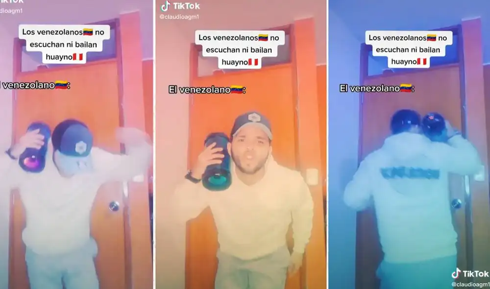 El video se hizo viral rápidamente en las redes sociales. Foto: composición LR/Captura de TikTok/@claudioagm1
