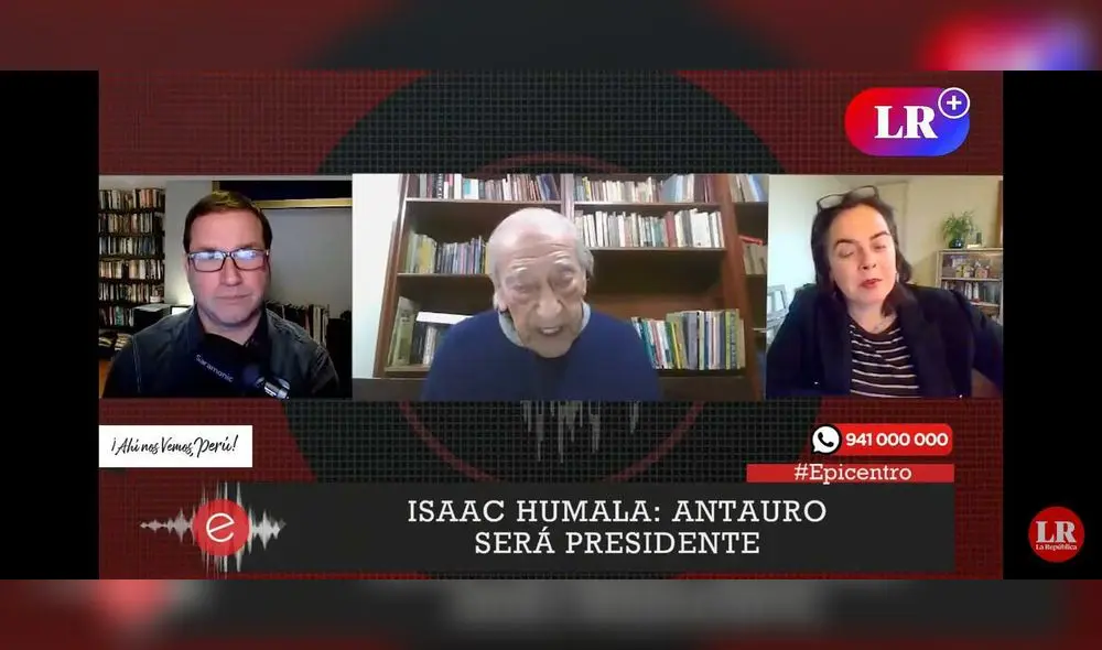 Isaac Humala en "Grado 5", con René Gastelumendi.