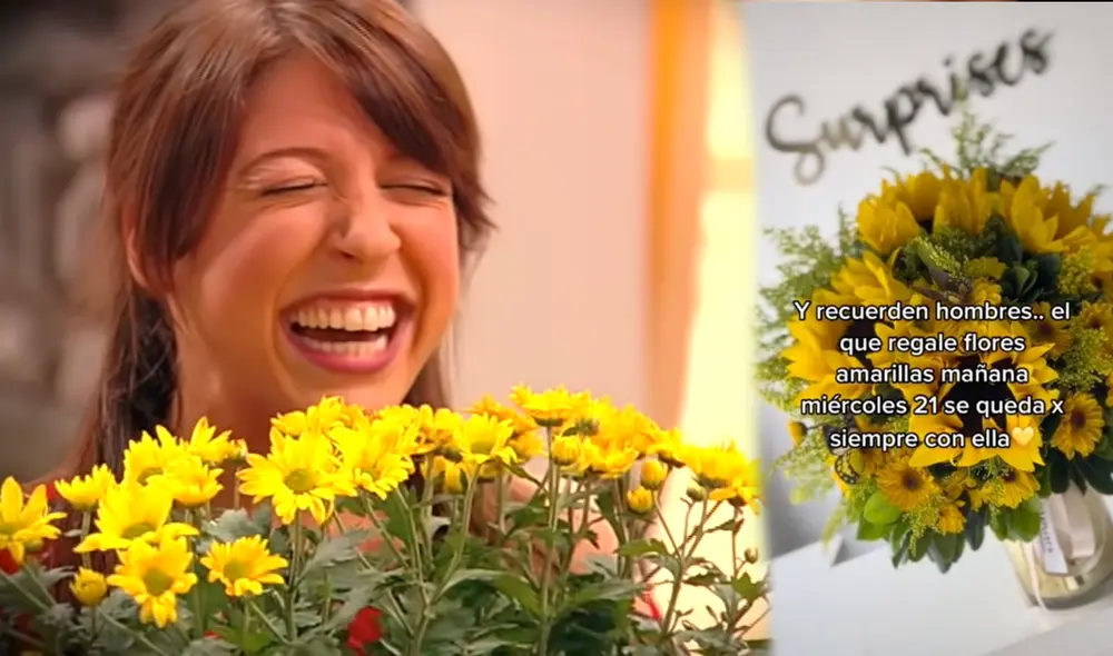 La nueva tendencia en Tik Tok es regalar flores amarillas. ¿Qué tiene que ver esto con "Floricienta"? Foto: Floricienta / Tik Tok La nueva tendencia en Tik Tok es regalar flores amarillas. ¿Qué tiene que ver esto con "Floricienta"? Foto: Floricienta / Tik Tok
