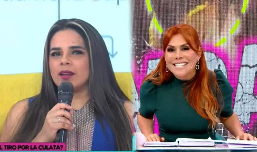 Esposa de notario ampayado con Giuliana Rengifo se negó a dar más declaraciones. Foto: composición LR/ captura de Willax/ captura de ATV Esposa de notario ampayado con Giuliana Rengifo se negó a dar más declaraciones. Foto: composición LR/ captura de Willax/ captura de ATV