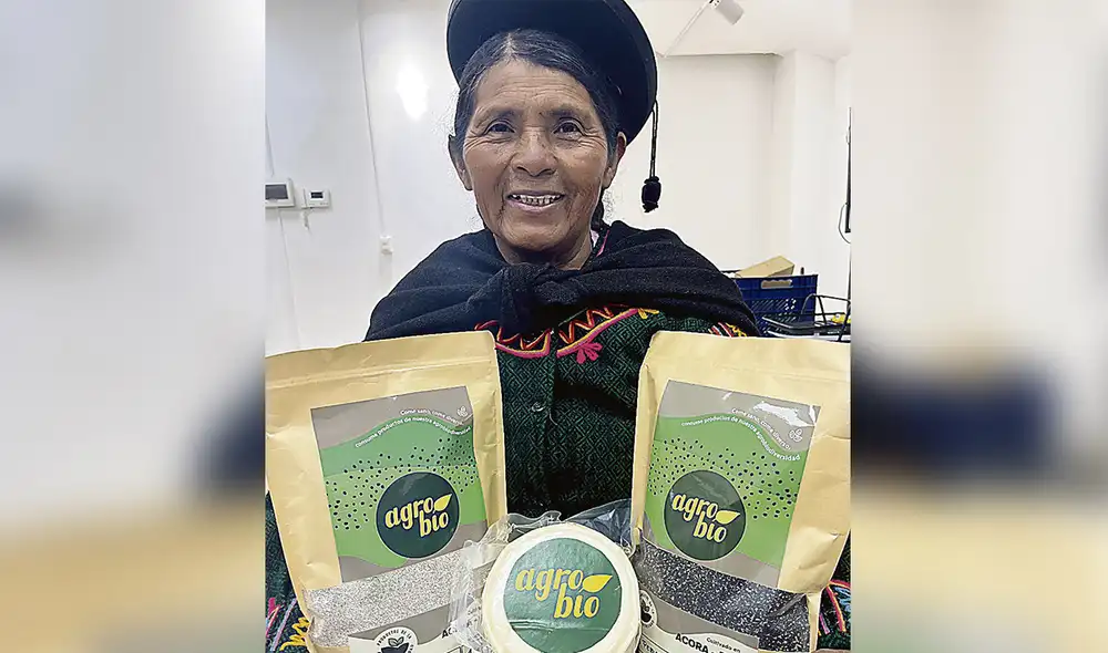 Naturales. Pascuala Pari (Puno) ofrece productos nativos. Foto: difusión