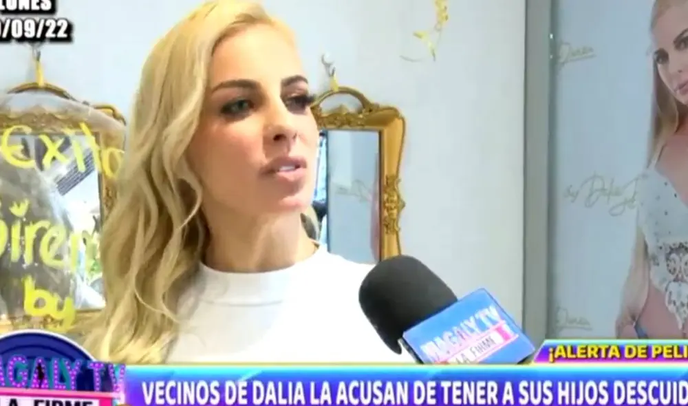 Dalia Durán se pronunció sobre acusaciones de sus vecinos. Foto: captura de ATV Dalia Durán se pronunció sobre acusaciones de sus vecinos. Foto: captura de ATV