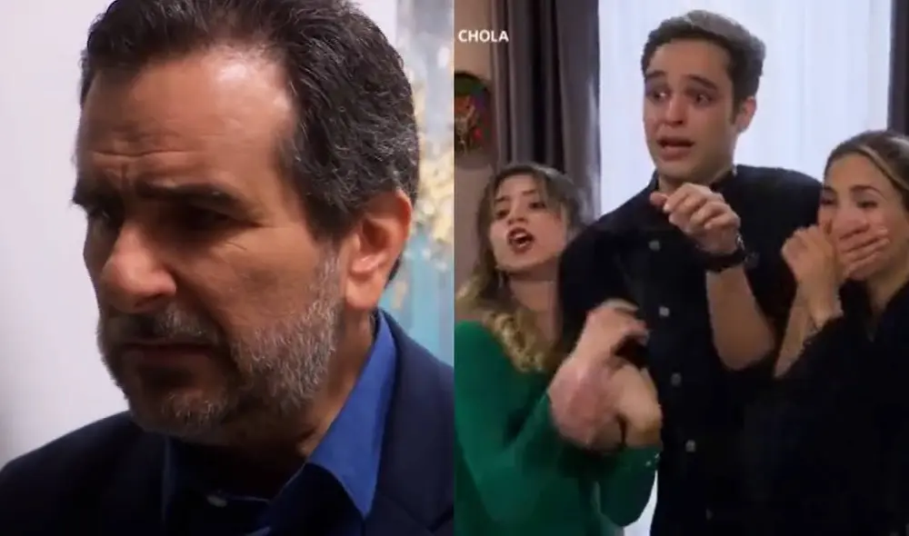 Giovanni Ciccia es elogiado por su actuación en "Al fondo hay sitio". Foto: composición/ captura de América TV