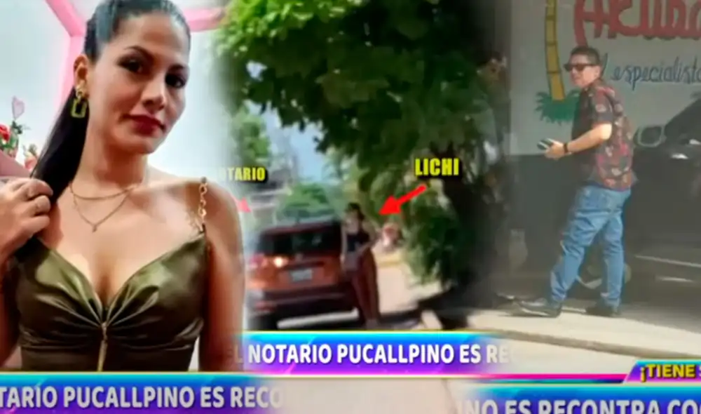Notario vinculado con Giuliana Rengifo es grabado con joven a la que presentó como su novia en Tarapoto. Foto: captura/ATV Notario vinculado con Giuliana Rengifo es grabado con joven a la que presentó como su novia en Tarapoto. Foto: captura/ATV