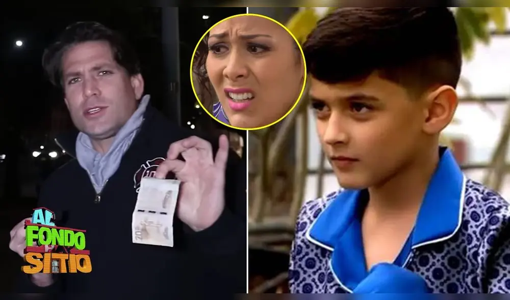 Paco Bazán interpretaba a Richard Wilkinson en "Al fondo hay sitio". Su personaje ha reaparecido por medio de llamadas. Foto: composición LR/América TV/YouTube Paco Bazán interpretaba a Richard Wilkinson en "Al fondo hay sitio". Su personaje ha reaparecido por medio de llamadas. Foto: composición LR/América TV/YouTube