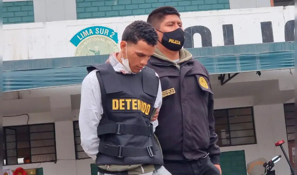 Los detenidos fueron puestos a disposición del Depincri SJM para las diligencias correspondientes a ley. Foto: PNP Los detenidos fueron puestos a disposición del Depincri SJM para las diligencias correspondientes a ley. Foto: PNP