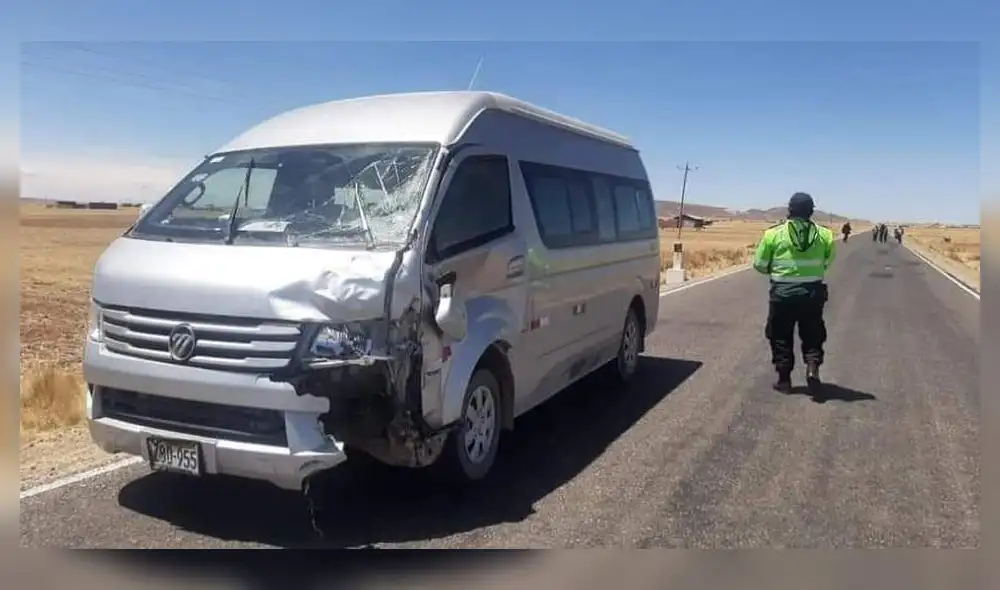 Puno. Camioneta que participó en el accidente de tránsito fue intervenida por la Policía. Foto: PNP Puno. Camioneta que participó en el accidente de tránsito fue intervenida por la Policía. Foto: PNP