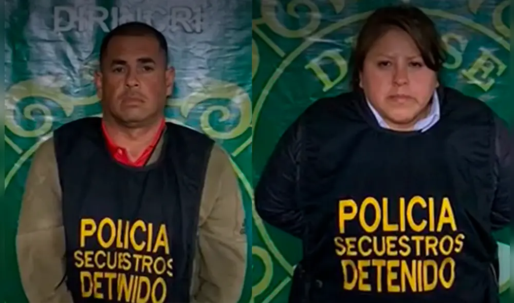 Capturan a extorsionadores de empresaria en Los Olivos. Foto: América TV Capturan a extorsionadores de empresaria en Los Olivos. Foto: América TV