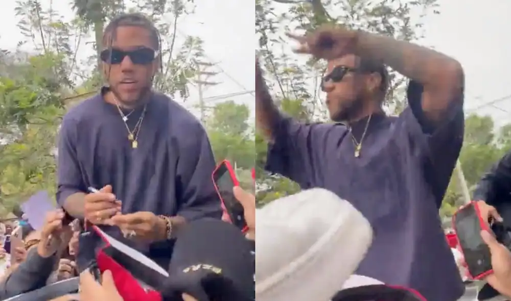 Las fans de Jhay Cortez compartieron fotografías y videos su encuentro con el cantante. Foto: composición LR/@ximenapzl13/Twitter