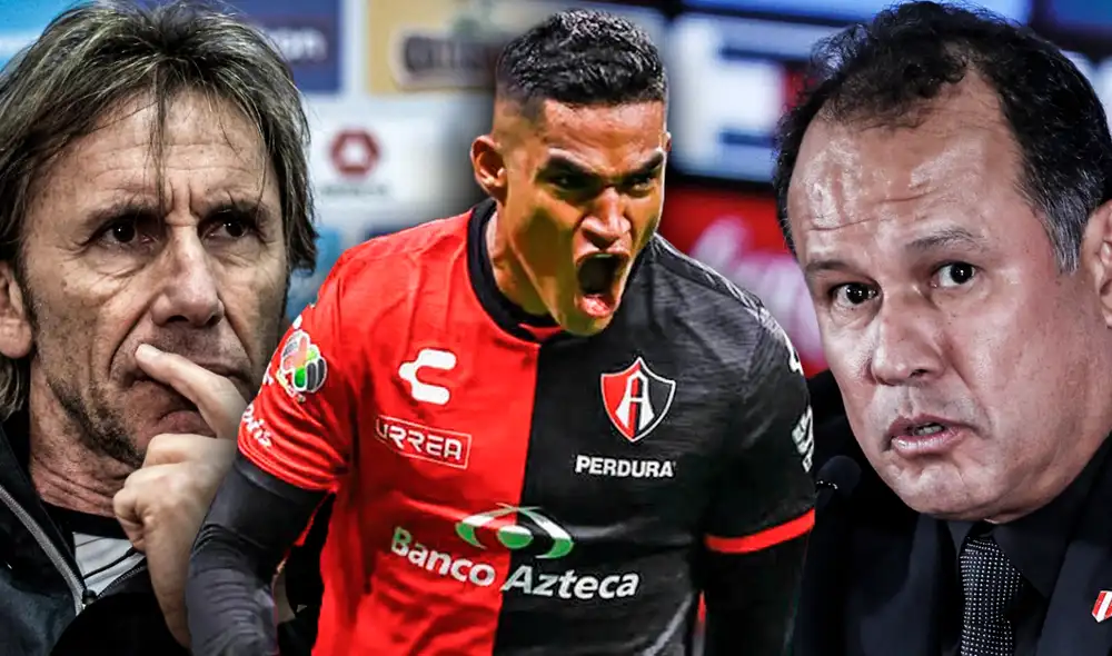 El último partido de Santamaría con Perú fue en la derrota (2-0) frente a Brasil por las eliminatorias sudamericanas. Foto: composición de Fabrizio Oviedo/FPF/Atlas FC El último partido de Santamaría con Perú fue en la derrota (2-0) frente a Brasil por las eliminatorias sudamericanas. Foto: composición de Fabrizio Oviedo/FPF/Atlas FC