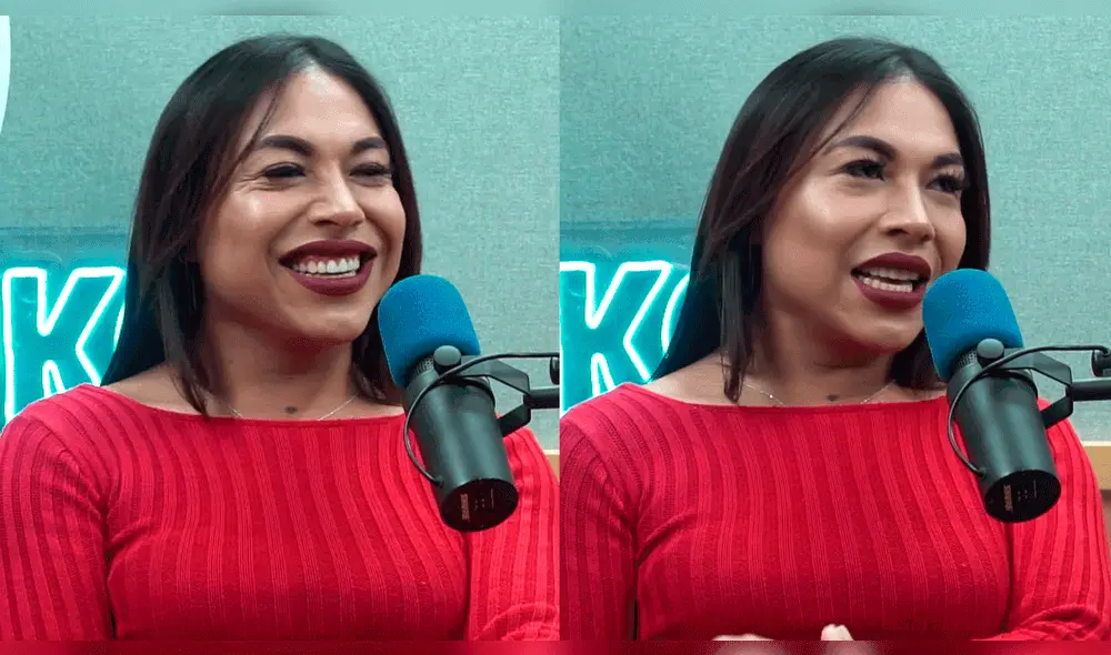 Dayanita dijo que convive con su pareja desde hace 4 meses. Foto: composición LR/Youtube/Moloko Podcast