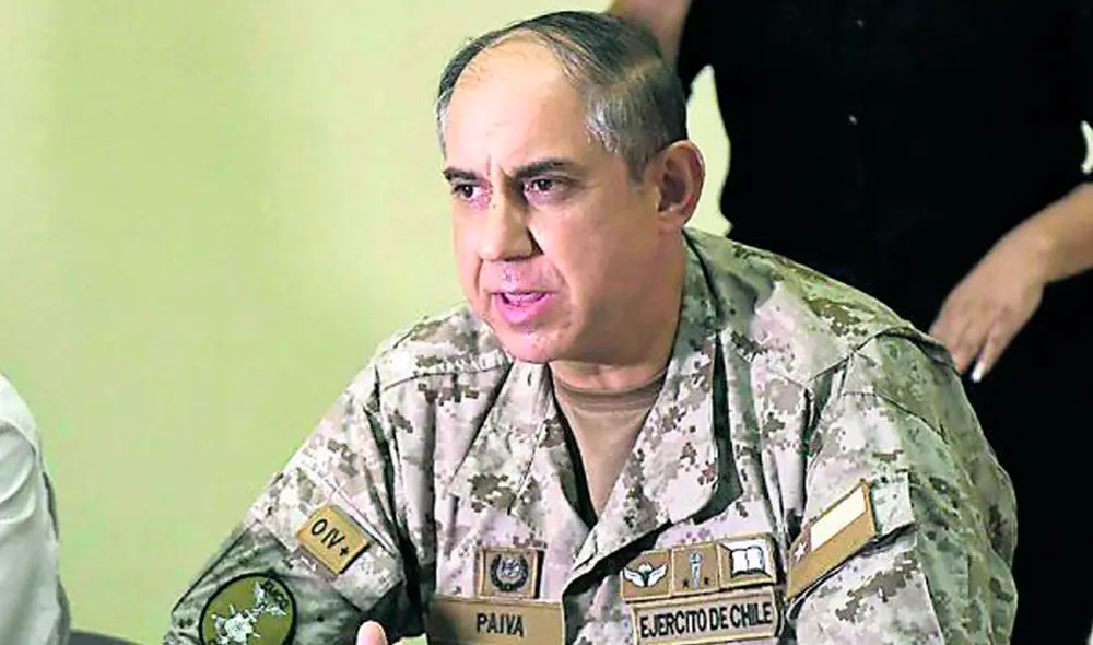 Presentó dimisión. General Guillermo Paica, jefe del Estado Mayor Conjunto (EMCO) de las FF. AA. de Chile. Foto: Tercera de Chile