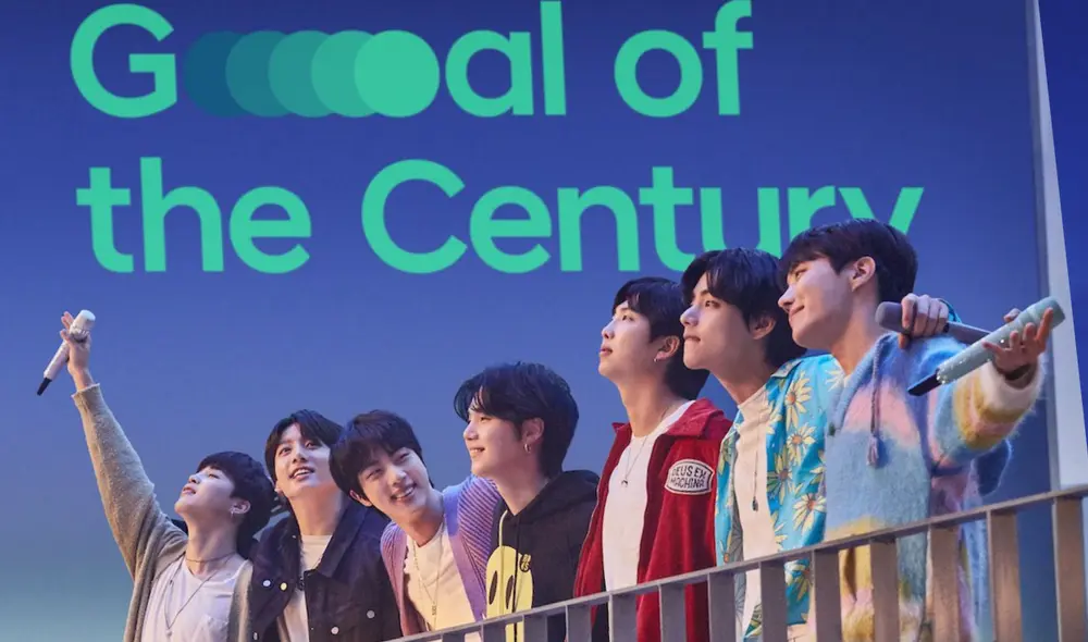 Los chicos de BTS se unieron a Goal of the Century como embajadores de Hyundai, patrocinador del Mundial Qatar 2022. Foto: Hyundai