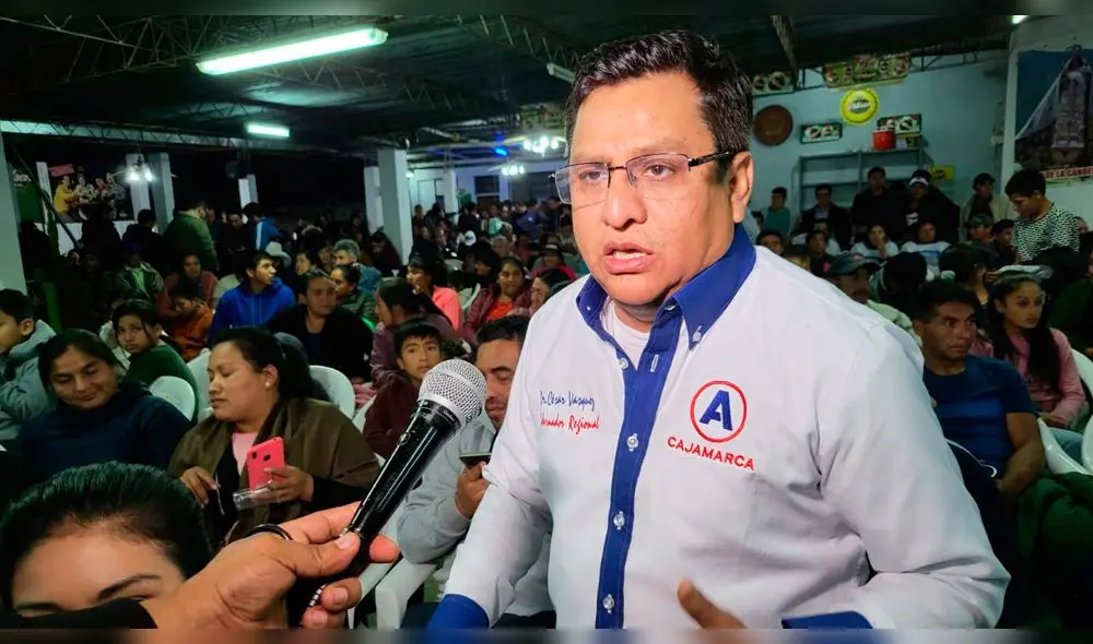 César Vásquez, candidato de APP al Gobierno Regional de Cajamarca. Foto: Cortesía.