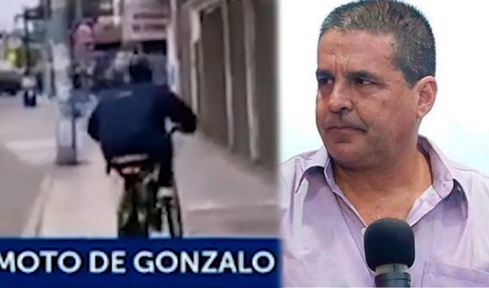 Gonzalo Núñez utiliza su bicimoto para poder transportarse. Foto: composición LR/captura de Exitosa