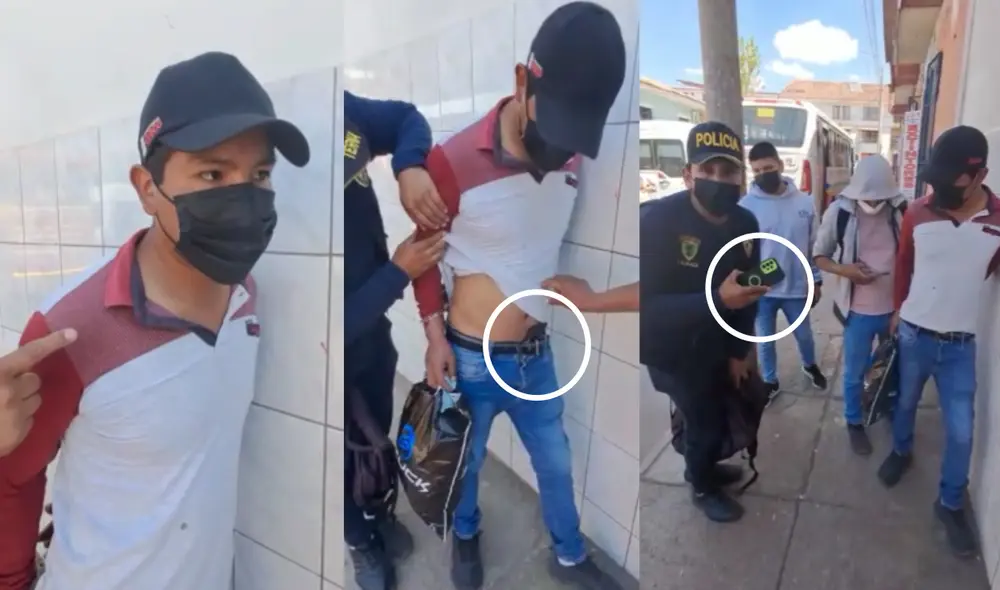 Detienen a Wilson Cañari Quispe. Foto: PNP