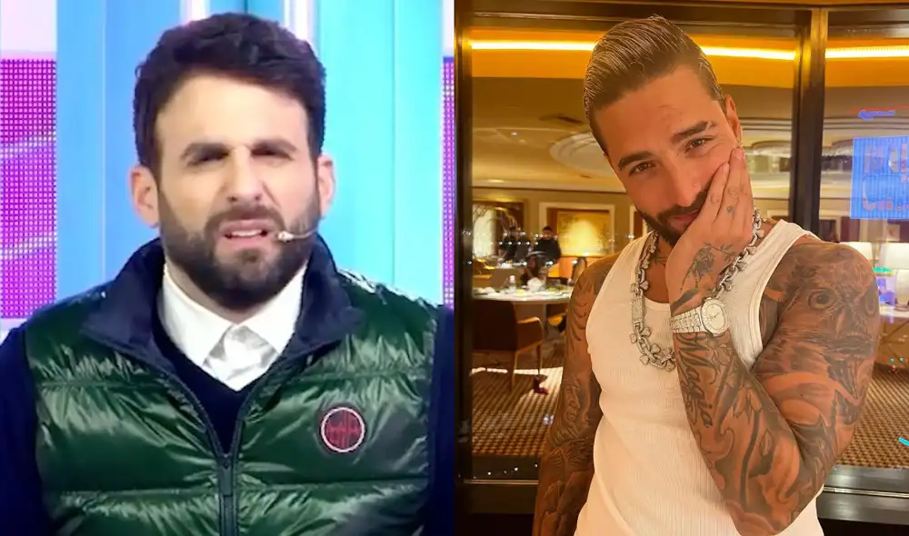 Rodrigo González le envió saludo a Maluma por su concierto en Lima. Foto: composición LR/Rodrigo González/Maluma/Instagram