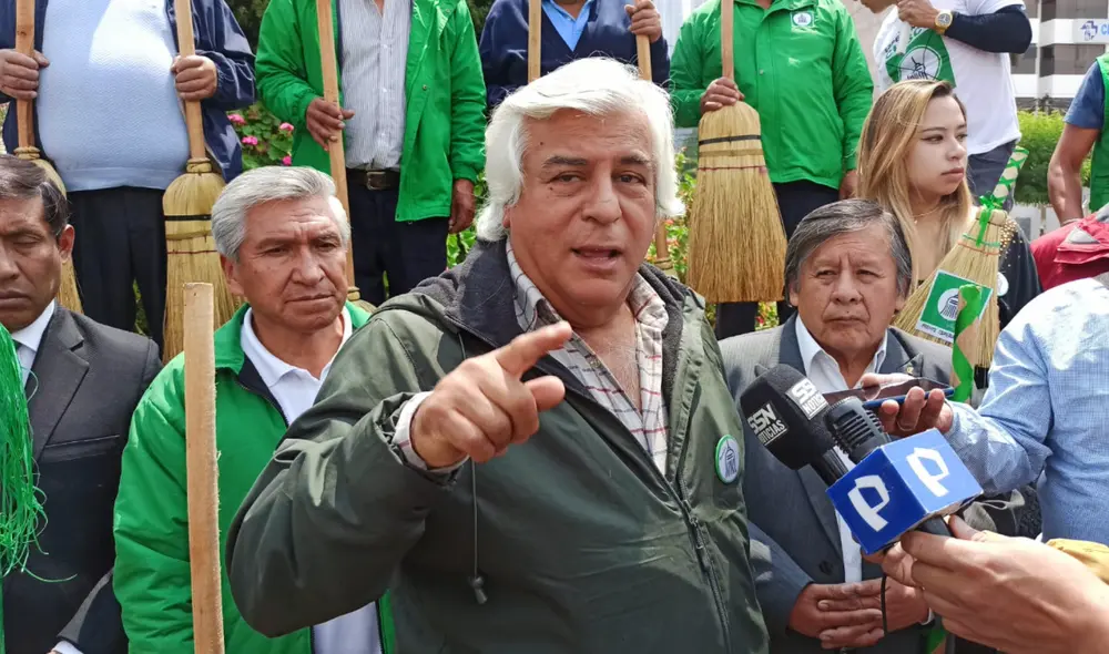 Fernando Olivera en Cusco. Foto: Alexander Flores/URPI Fernando Olivera en Cusco. Foto: Alexander Flores/URPI