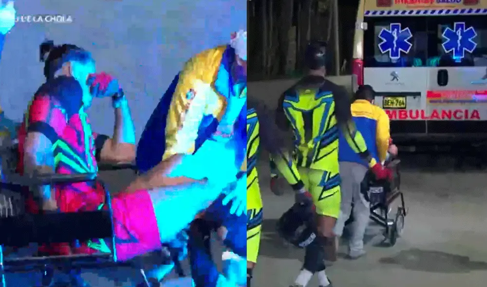 Gino Assereto no pudo continuar con la competencia en "Esto es guerra". Foto: composición LR/América TV Gino Assereto no pudo continuar con la competencia en "Esto es guerra". Foto: composición LR/América TV